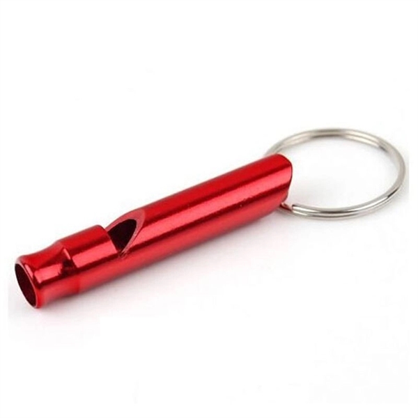 Aluminium Whistle With Key Ring - Aluminium Whistle With Key Ring - Image 1 of 5