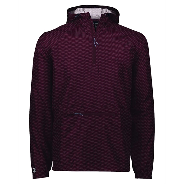 Holloway Men's Range Hooded Packable Quarter-Zip Jacket - Holloway Men's Range Hooded Packable Quarter-Zip Jacket - Image 5 of 14