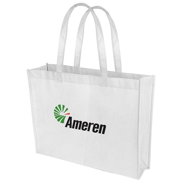 16x12" Eco-Friendly 80GSM Non-Woven Tote - 16x12" Eco-Friendly 80GSM Non-Woven Tote - Image 1 of 14