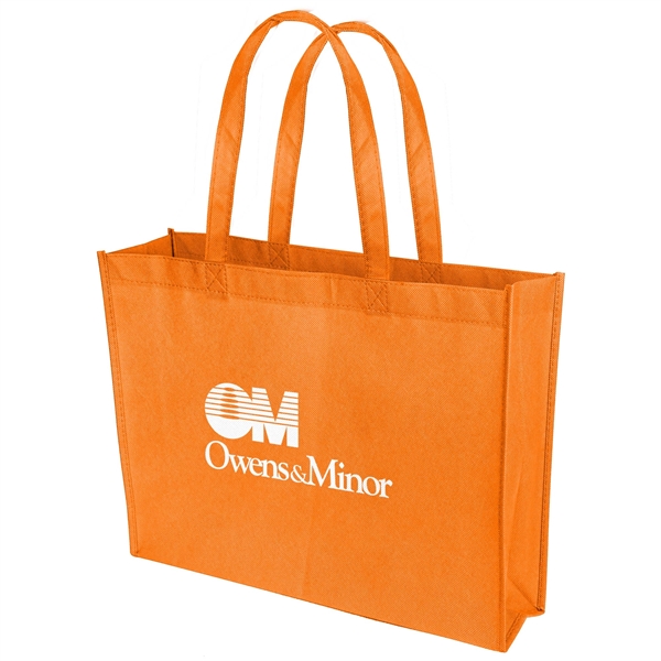 16x12" Eco-Friendly 80GSM Non-Woven Tote - 16x12" Eco-Friendly 80GSM Non-Woven Tote - Image 4 of 14