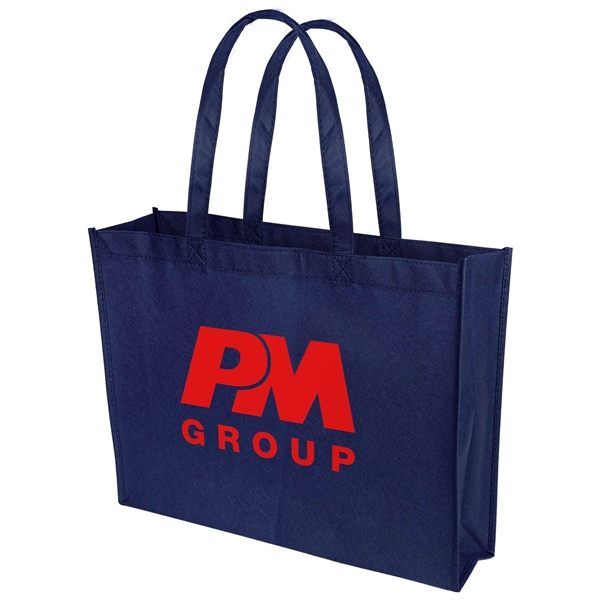 16x12" Eco-Friendly 80GSM Non-Woven Tote - 16x12" Eco-Friendly 80GSM Non-Woven Tote - Image 6 of 14