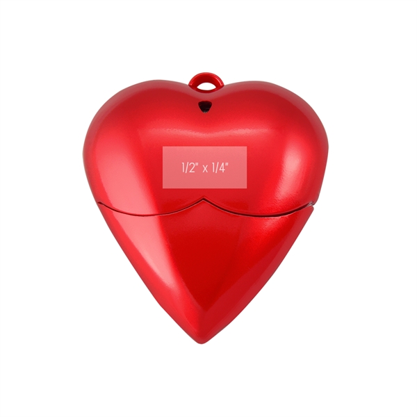 Red Heart Style USB Flash Drive - Red Heart Style USB Flash Drive - Image 5 of 5