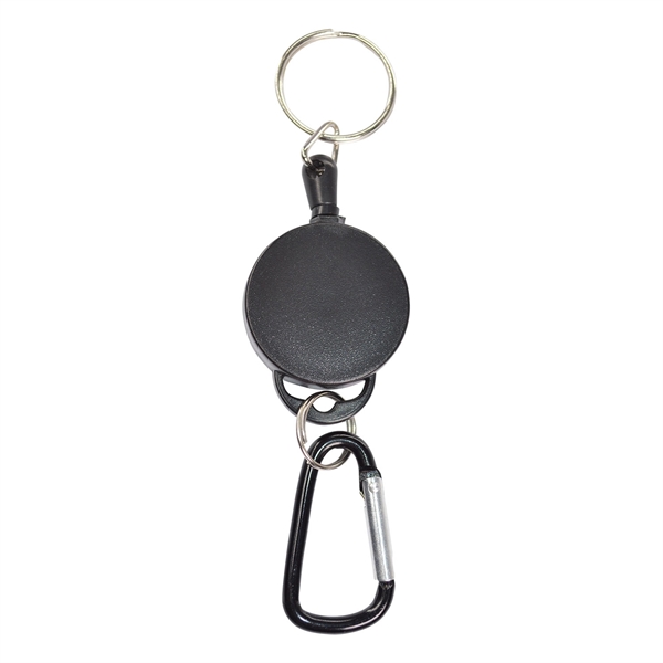 Outdoor Carabiner Badge Reel w/ Keyring - Outdoor Carabiner Badge Reel w/ Keyring - Image 2 of 2