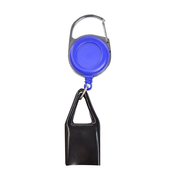 Pen Holder Round Carabiner Badge Reel w/ Belt clip - Pen Holder Round Carabiner Badge Reel w/ Belt clip - Image 3 of 5