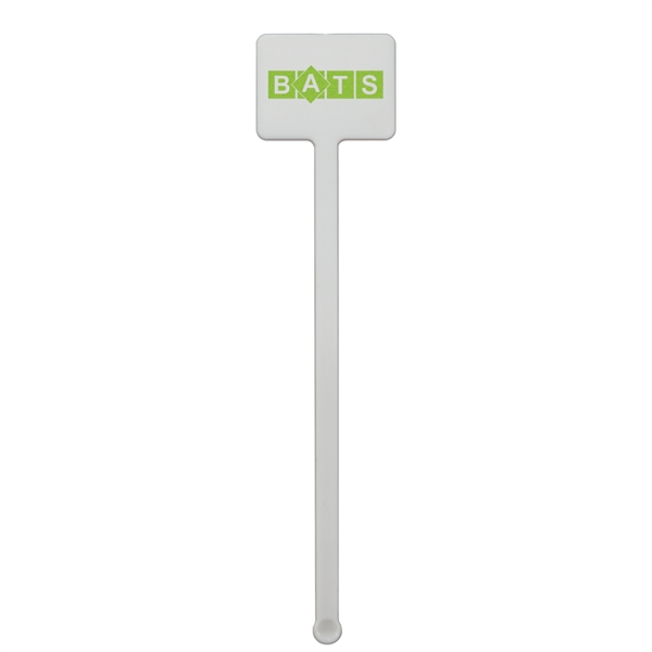 5.75" Rectangle Plastic Drink Stirrer - Colored - 5.75" Rectangle Plastic Drink Stirrer - Colored - Image 0 of 3