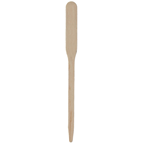 4.5" Paddle Wood Food Pik - 4.5" Paddle Wood Food Pik - Image 1 of 1