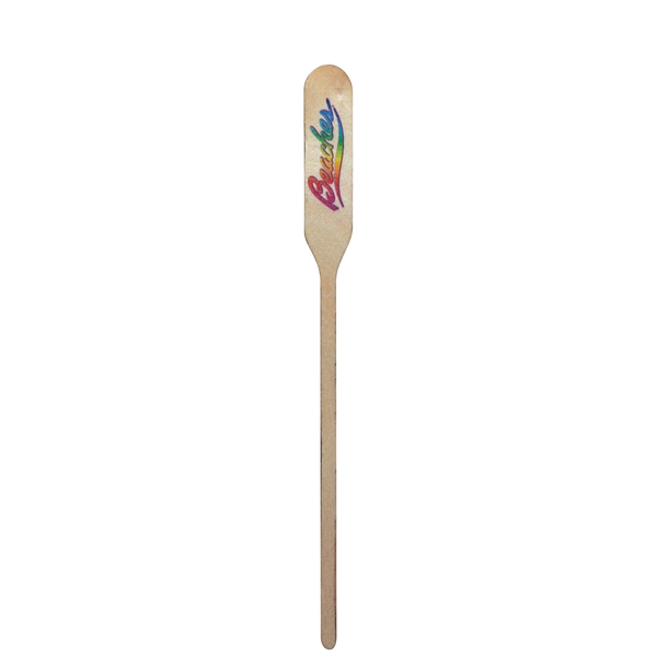 6" Paddle Wood Drink Stirrer - 6" Paddle Wood Drink Stirrer - Image 0 of 1