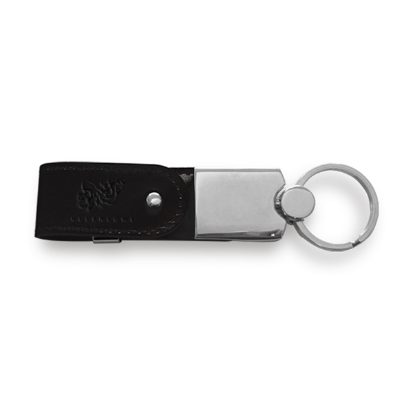 Joliet Leather Swivel USB Key Chain - Joliet Leather Swivel USB Key Chain - Image 0 of 9