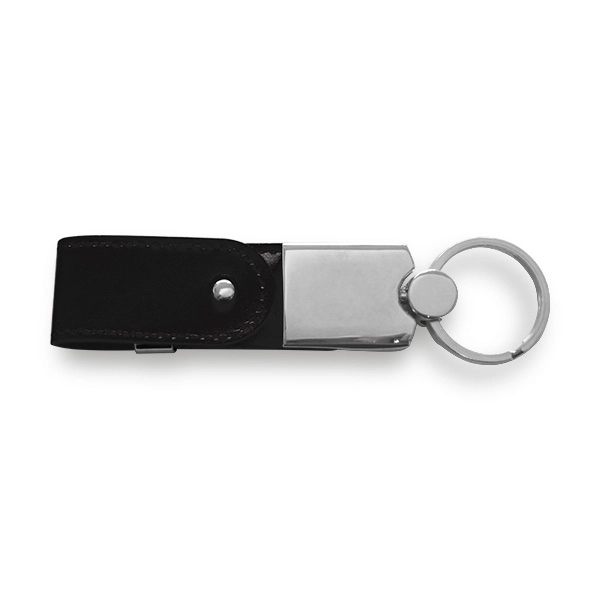 Joliet Leather Swivel USB Key Chain - Joliet Leather Swivel USB Key Chain - Image 5 of 9