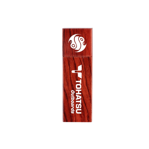 Elburn Mahogany USB Flash Drive - Elburn Mahogany USB Flash Drive - Image 0 of 5