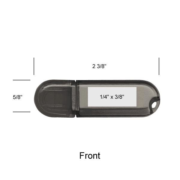 Glendale Black Translucent Oval USB - Simports - Glendale Black Translucent Oval USB - Simports - Image 1 of 5