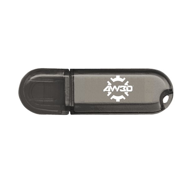 Glendale Black Translucent Oval USB - Glendale Black Translucent Oval USB - Image 2 of 5