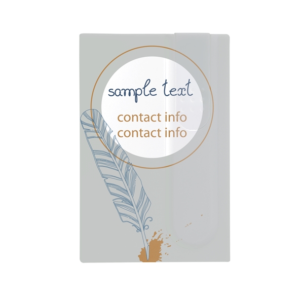 Naperville White/Off White Credit Card USB Flash Drive - Naperville White/Off White Credit Card USB Flash Drive - Image 1 of 7