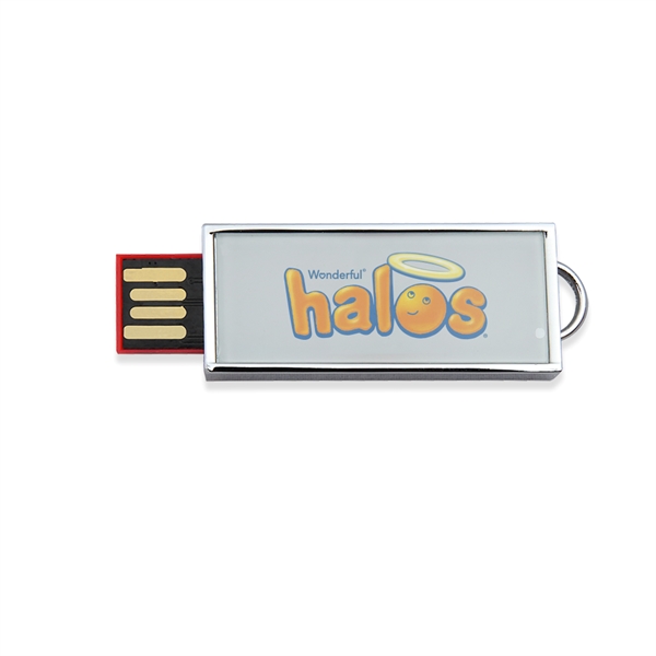 Alma Retractable Metal USB Flash Drive - Alma Retractable Metal USB Flash Drive - Image 0 of 5