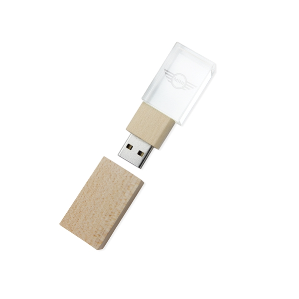 Northville Light Up Wooden Crystal USB - Northville Light Up Wooden Crystal USB - Image 3 of 5