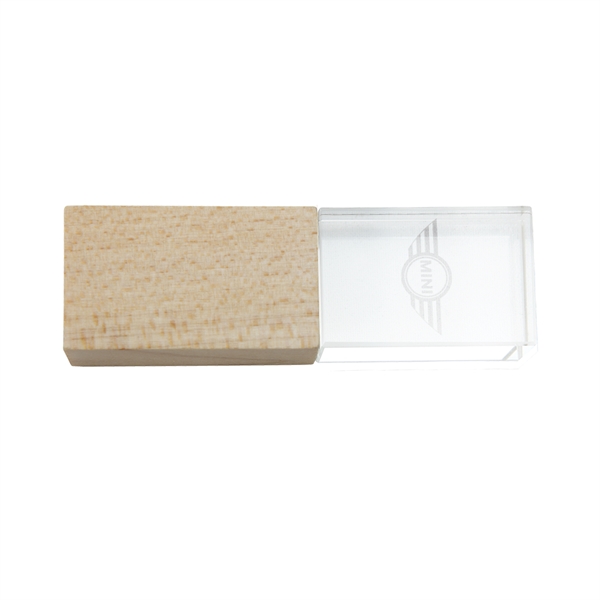 Northville Light Up Wooden Crystal USB - Northville Light Up Wooden Crystal USB - Image 0 of 5
