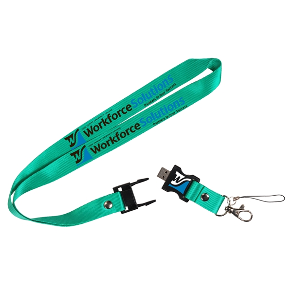 Berkeley Custom Printed Lanyard & USB - Simports - Berkeley Custom Printed Lanyard & USB - Simports - Image 0 of 7