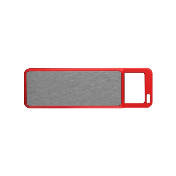 Toluca Spring Metal Face USB Flash Drive - Toluca Spring Metal Face USB Flash Drive - Image 4 of 6