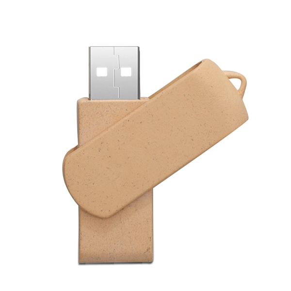 Upton Eco-Friendly Swivel USB - Upton Eco-Friendly Swivel USB - Image 3 of 6