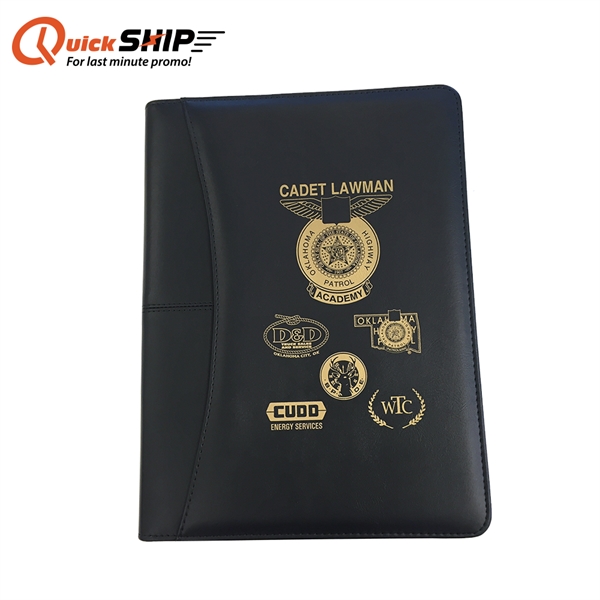 Pinnacle Padfolio with Calculator and Zipper Closure - Pinnacle Padfolio with Calculator and Zipper Closure - Image 1 of 2