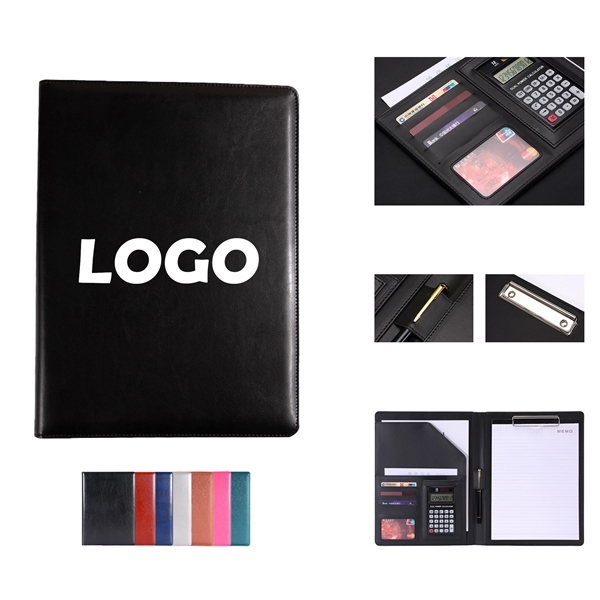 Pu Leather Portfolio Folder - Pu Leather Portfolio Folder - Image 0 of 10