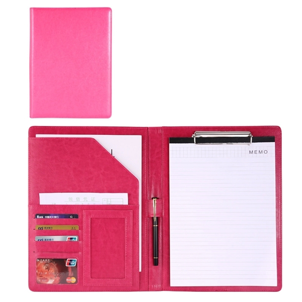 Pu Leather Portfolio Folder - Pu Leather Portfolio Folder - Image 2 of 10