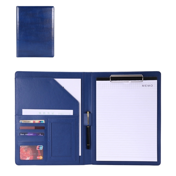 Pu Leather Portfolio Folder - Pu Leather Portfolio Folder - Image 3 of 10