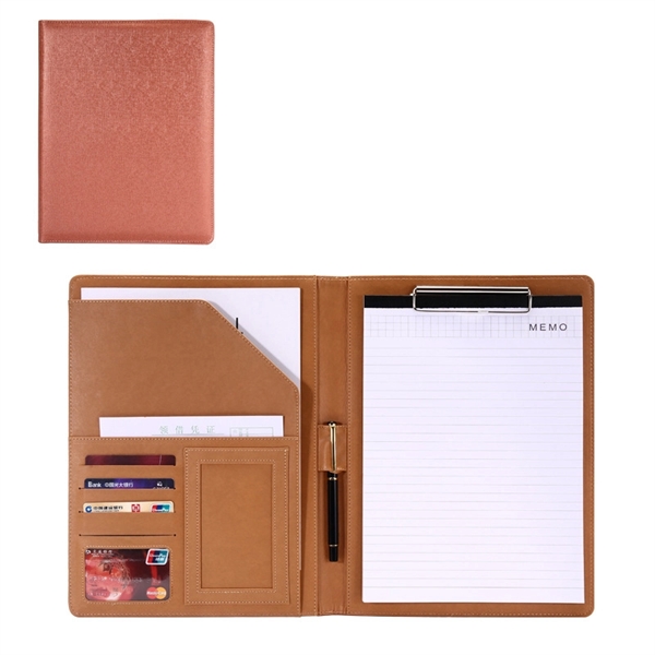 Pu Leather Portfolio Folder - Pu Leather Portfolio Folder - Image 4 of 10