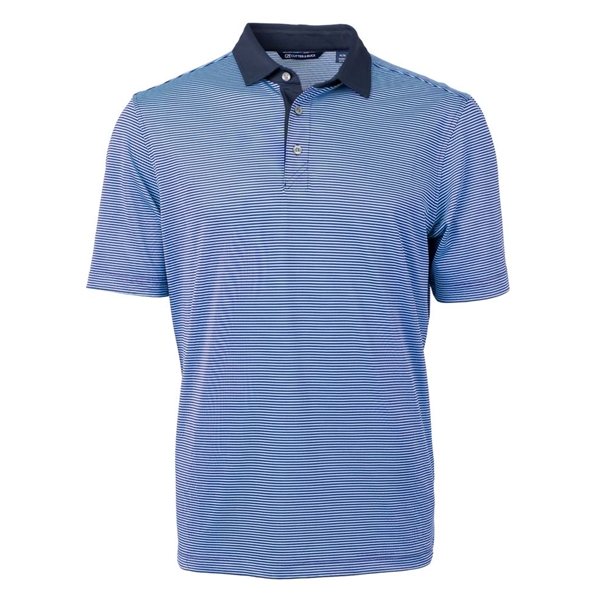 Cutter & Buck Virtue Eco Pique Micro Stripe Recycled Mens... - Cutter & Buck Virtue Eco Pique Micro Stripe Recycled Mens... - Image 0 of 21