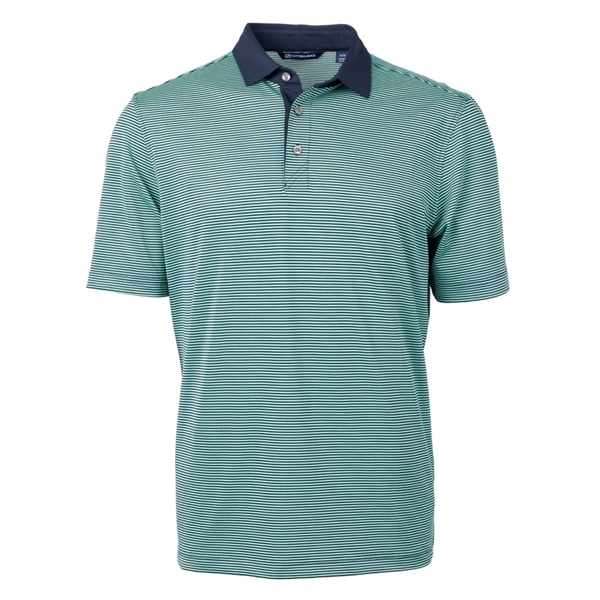 Cutter & Buck Virtue Eco Pique Micro Stripe Recycled Mens... - Cutter & Buck Virtue Eco Pique Micro Stripe Recycled Mens... - Image 5 of 21
