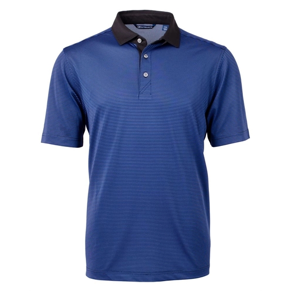 Cutter & Buck Virtue Eco Pique Micro Stripe Recycled Mens... - Cutter & Buck Virtue Eco Pique Micro Stripe Recycled Mens... - Image 9 of 21