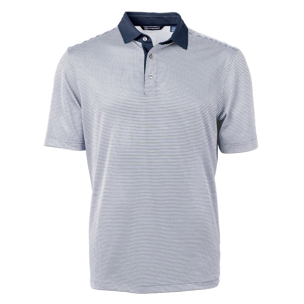 Cutter & Buck Virtue Eco Pique Micro Stripe Recycled Mens... - Cutter & Buck Virtue Eco Pique Micro Stripe Recycled Mens... - Image 10 of 21