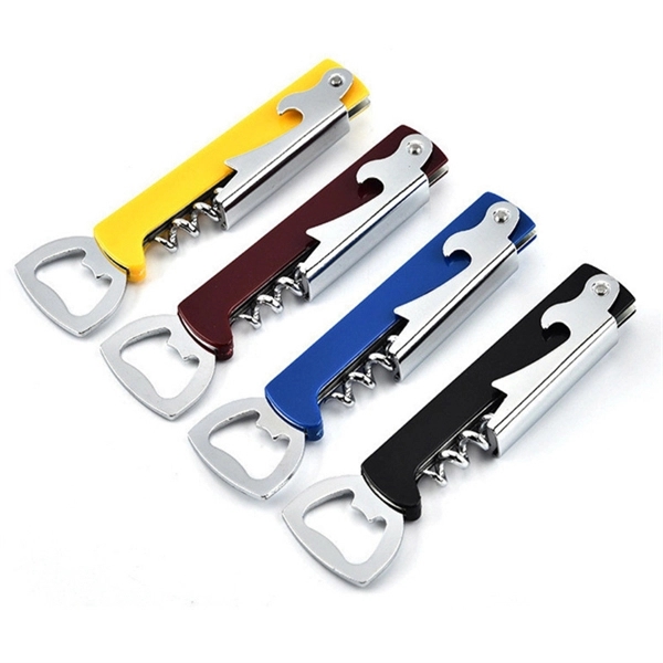 4 In 1 Multifunction Professional Corkscrew Wine Opener - 4 In 1 Multifunction Professional Corkscrew Wine Opener - Image 2 of 4