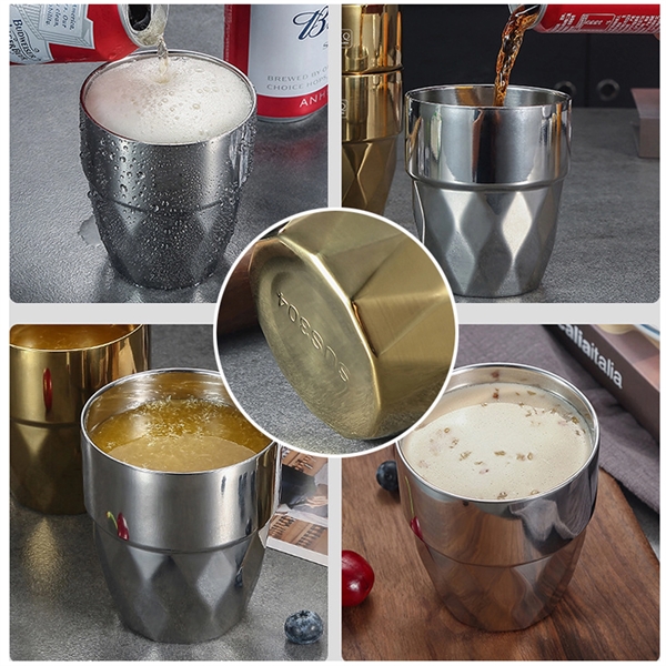 12 Oz Stackable Double Wall Stainless Steel Cups - 12 Oz Stackable Double Wall Stainless Steel Cups - Image 1 of 1