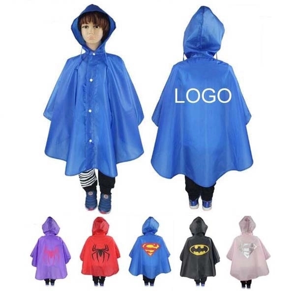 Kids Hooded Rain Cape - Kids Hooded Rain Cape - Image 0 of 0