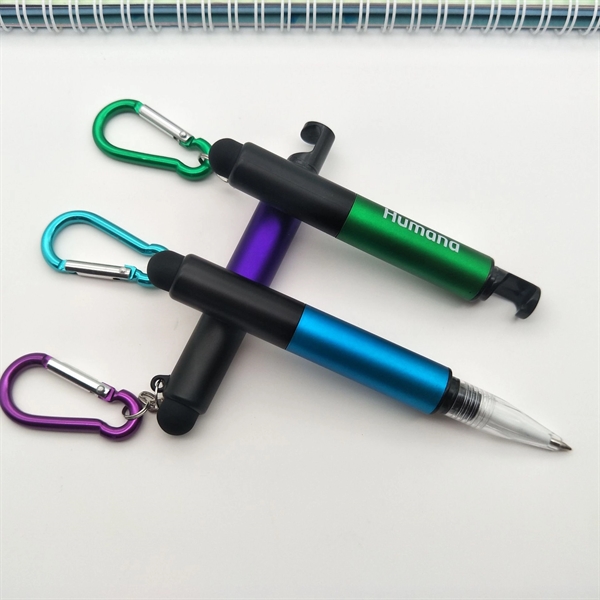 4-In-1 Light Up Stylus Pen - 4-In-1 Light Up Stylus Pen - Image 3 of 10