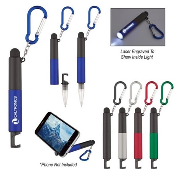 4-In-1 Light Up Stylus Pen - 4-In-1 Light Up Stylus Pen - Image 8 of 10