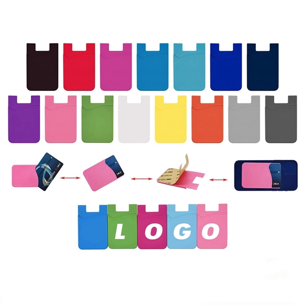 Silicone Phone Wallet - Silicone Phone Wallet - Image 2 of 3