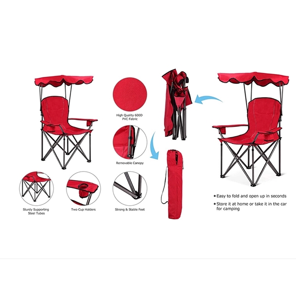 Beach Folding Chair With Shed - Beach Folding Chair With Shed - Image 1 of 1