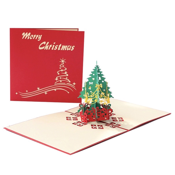 Christmas Tree 3D Pop Up Greeting Card - Christmas Tree 3D Pop Up Greeting Card - Image 0 of 1