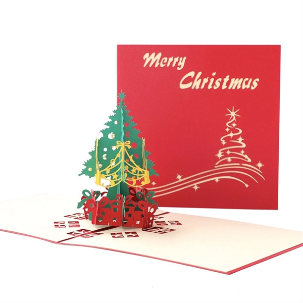 Christmas Tree 3D Pop Up Greeting Card - Christmas Tree 3D Pop Up Greeting Card - Image 1 of 1