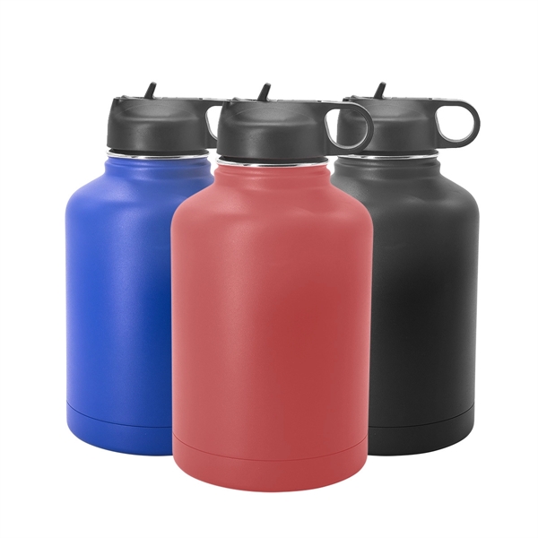 Insulated Water Bottle With Straw Lid - Insulated Water Bottle With Straw Lid - Image 0 of 7