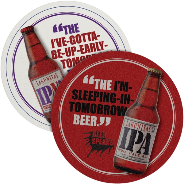 35 pt 4.0" Round Coasters - 35 pt 4.0" Round Coasters - Image 2 of 4