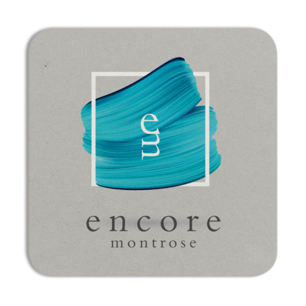 35 PT 3.5" Square Coasters - 35 PT 3.5" Square Coasters - Image 0 of 4