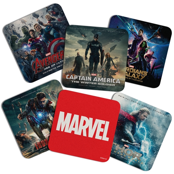 35 PT 3.5" Square Coasters - 35 PT 3.5" Square Coasters - Image 2 of 4