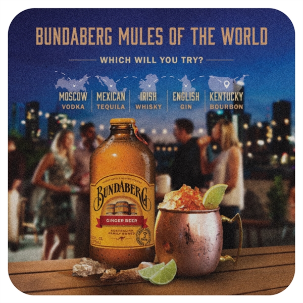 35 pt 4.0" Square Coasters - 35 pt 4.0" Square Coasters - Image 3 of 4