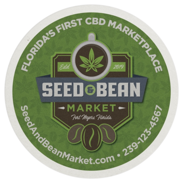 55 pt 4" Round Coasters - 55 pt 4" Round Coasters - Image 0 of 4