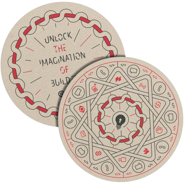 55 pt 4" Round Coasters - 55 pt 4" Round Coasters - Image 2 of 4