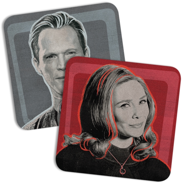 55 PT 3.5" Square Coasters - 55 PT 3.5" Square Coasters - Image 4 of 4