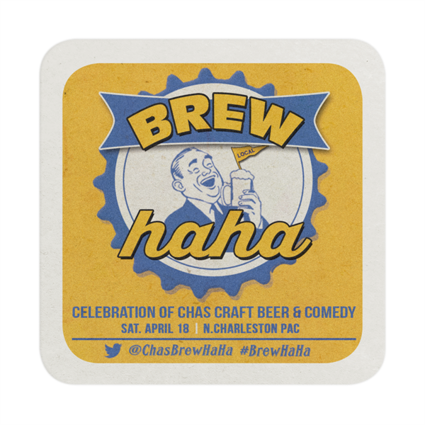 80 PT 3.5" Square Coasters - 80 PT 3.5" Square Coasters - Image 0 of 6